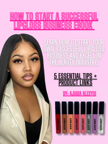 How To Start A Successful Lipgloss Business Book💞